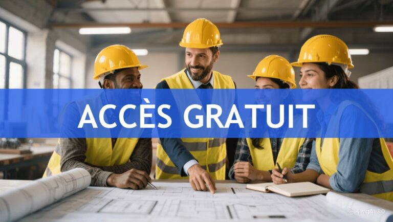 Accès gratuit : cours de la formation chargé(e) d’affaires du BTP